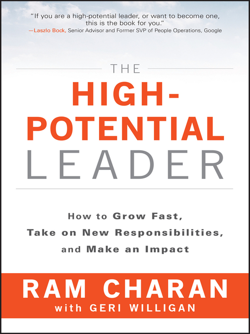 Title details for The High Potential Leader by Ram Charan - Wait list